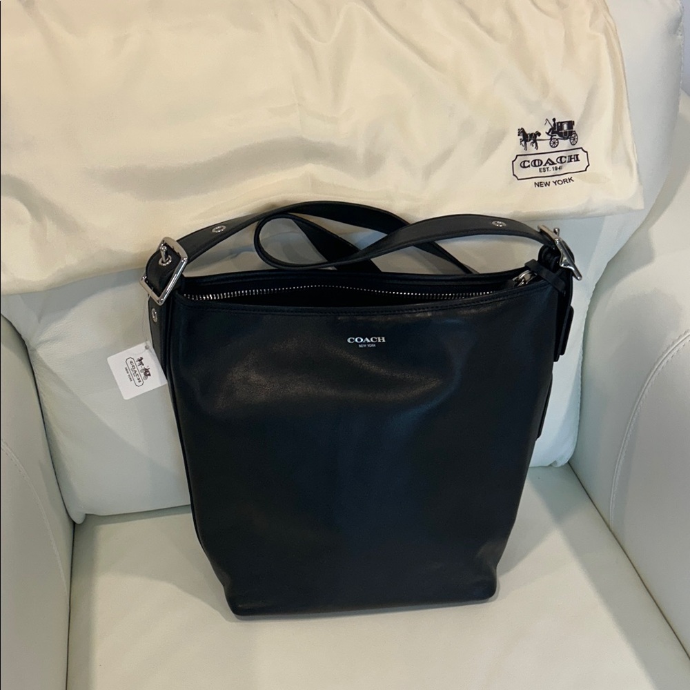 Coach 19889 Black Leather Bag NEW WITH TAGS